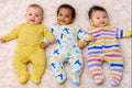 Tiny Toes Trio – Footies Set of 3