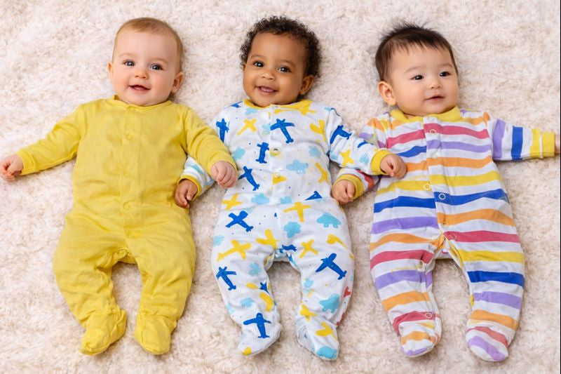 Tiny Toes Trio – Footies Set of 3
