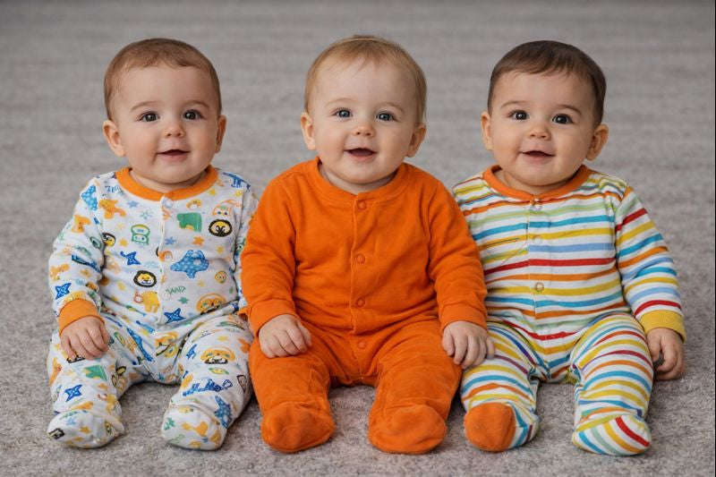 Pure Cozy Collection – 3 Footies Set