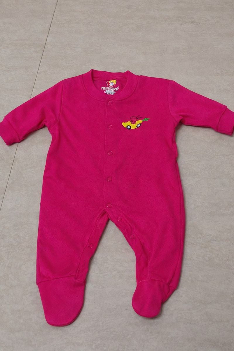 Tiny Wiggles – Soft Hosiery Cotton Baby Footies (Pack of 3)