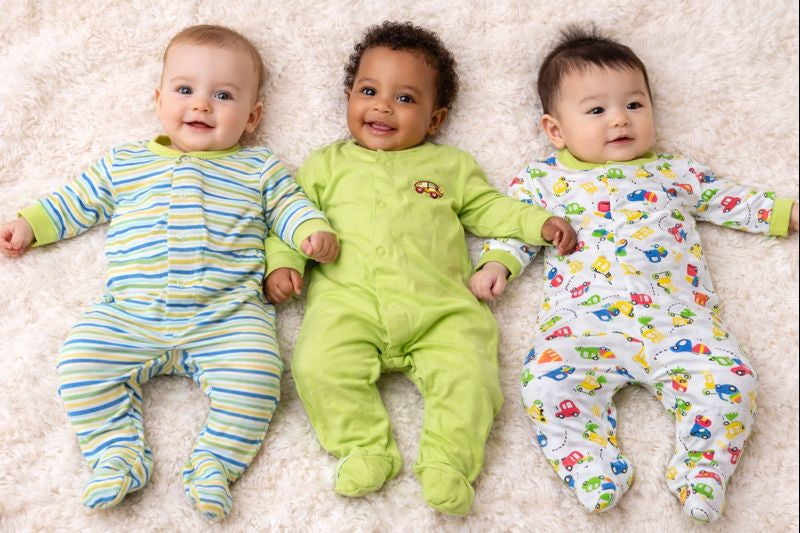 Baby Cotton Footies – Pack of 3